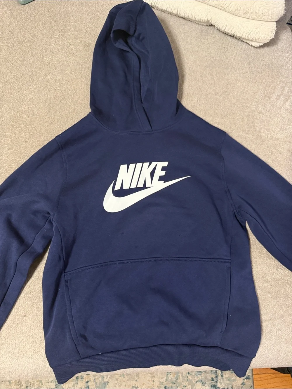 Nike Youth Navy Blue Logo Hoodie